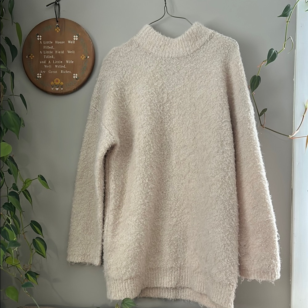 Universal Thread Cream Cowl Neck Sweater